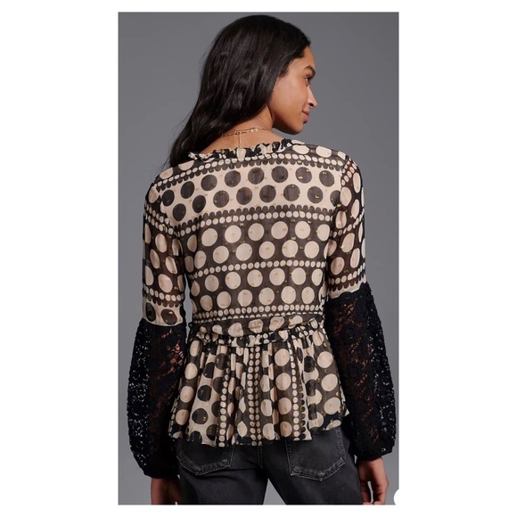 NWOT Anthropologie VERB Narcisa Blouse Size Small - Picture 3 of 3